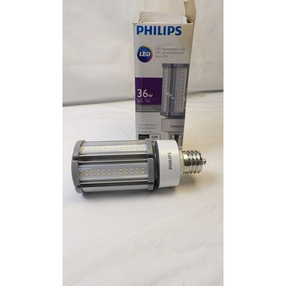5200Lm, 36W, 4000k Cool White Light Philips LED Corn Bulb Non Dimmable